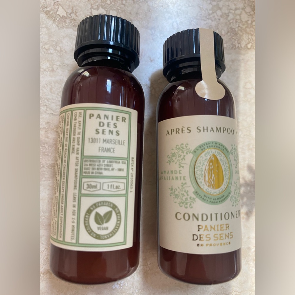 Apres Shampoo Conditioner Panier Des Sens France 1 oz Two